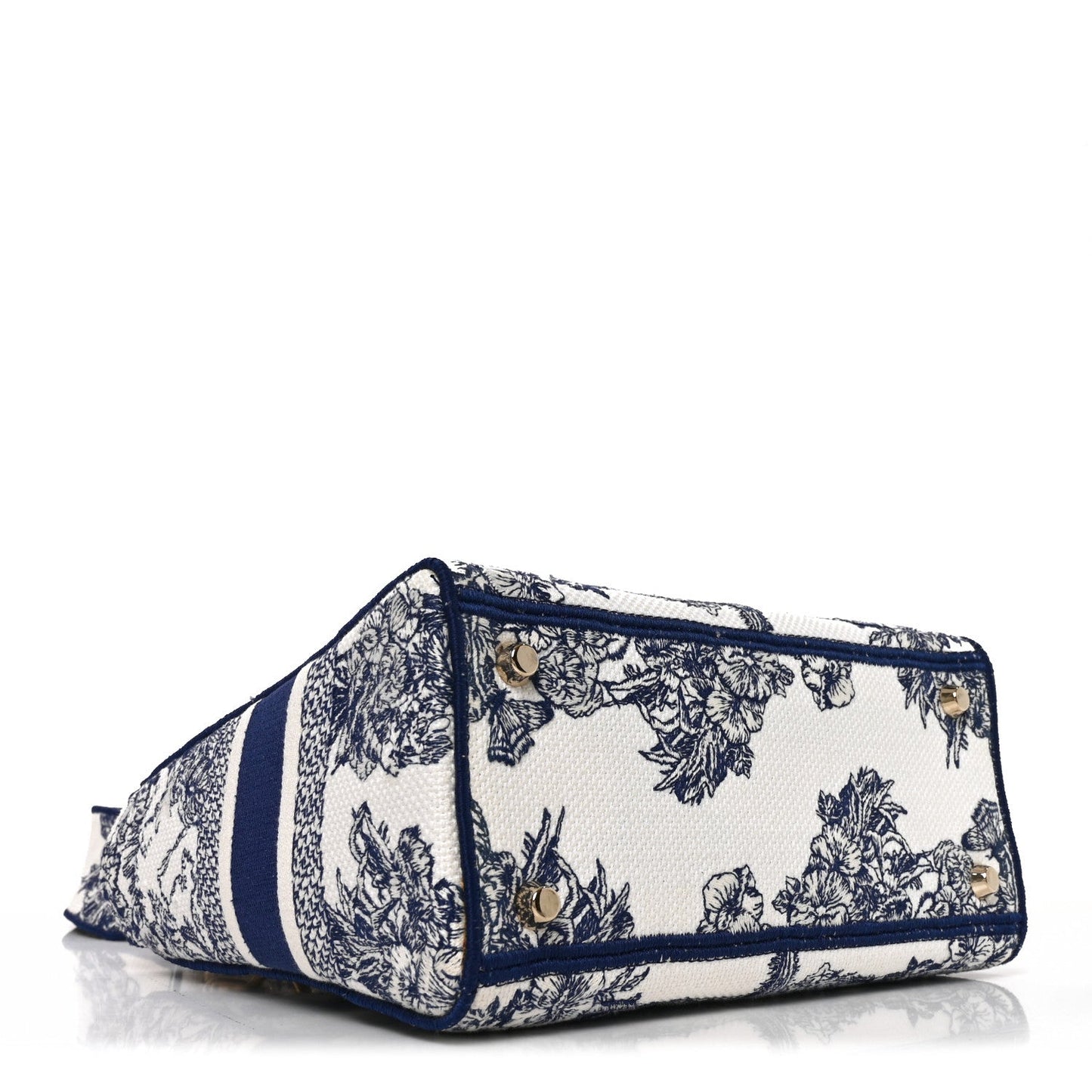 Canvas Reverse Embroidered Rêve d'Infini Medium Lady D-Lite Blue Multicolor