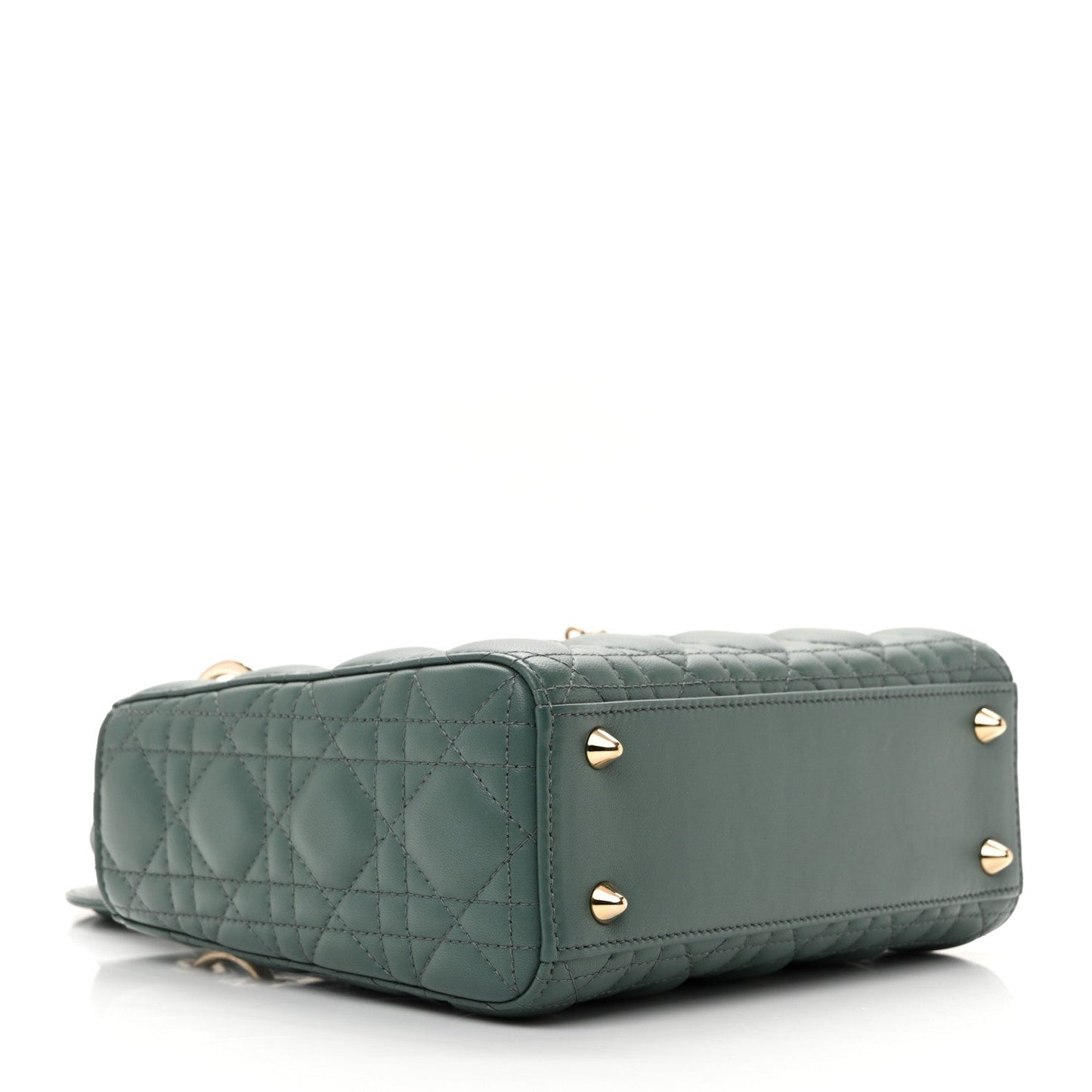 Lambskin Cannage Small My ABCDior Lady Dior Army Green