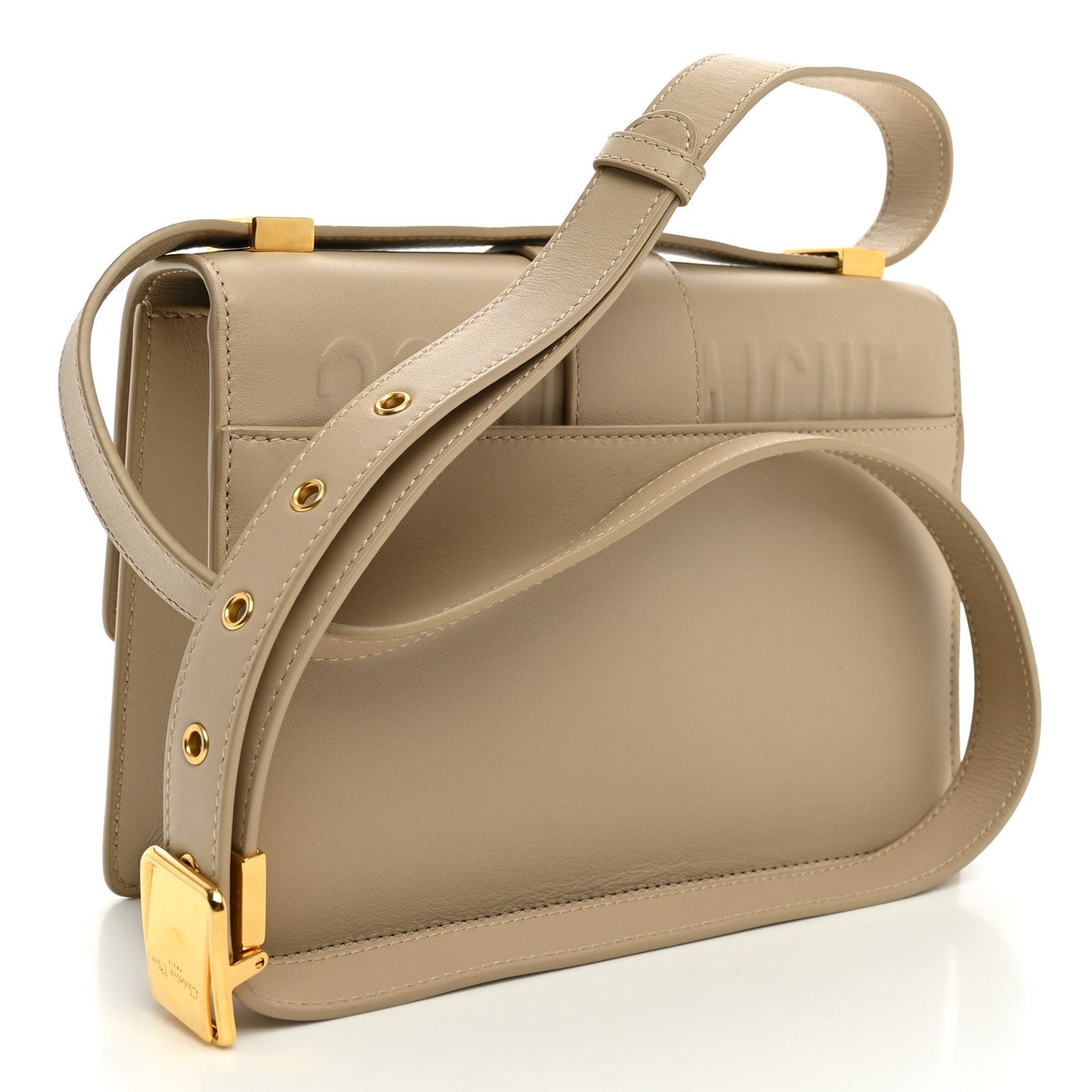 Smooth Calfskin 30 Montaigne Flap Bag Beige