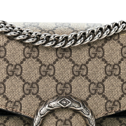 GG Supreme Monogram Small Dionysus Shoulder Bag Black