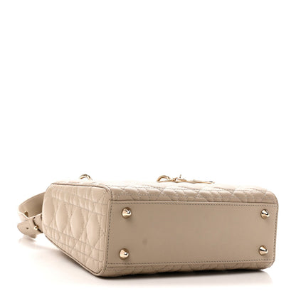 Lambskin Cannage Small My ABCDior Lady Dior Hazelnut