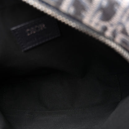 HOMME Oblique Jacquard Safari Messenger Navy Blue
