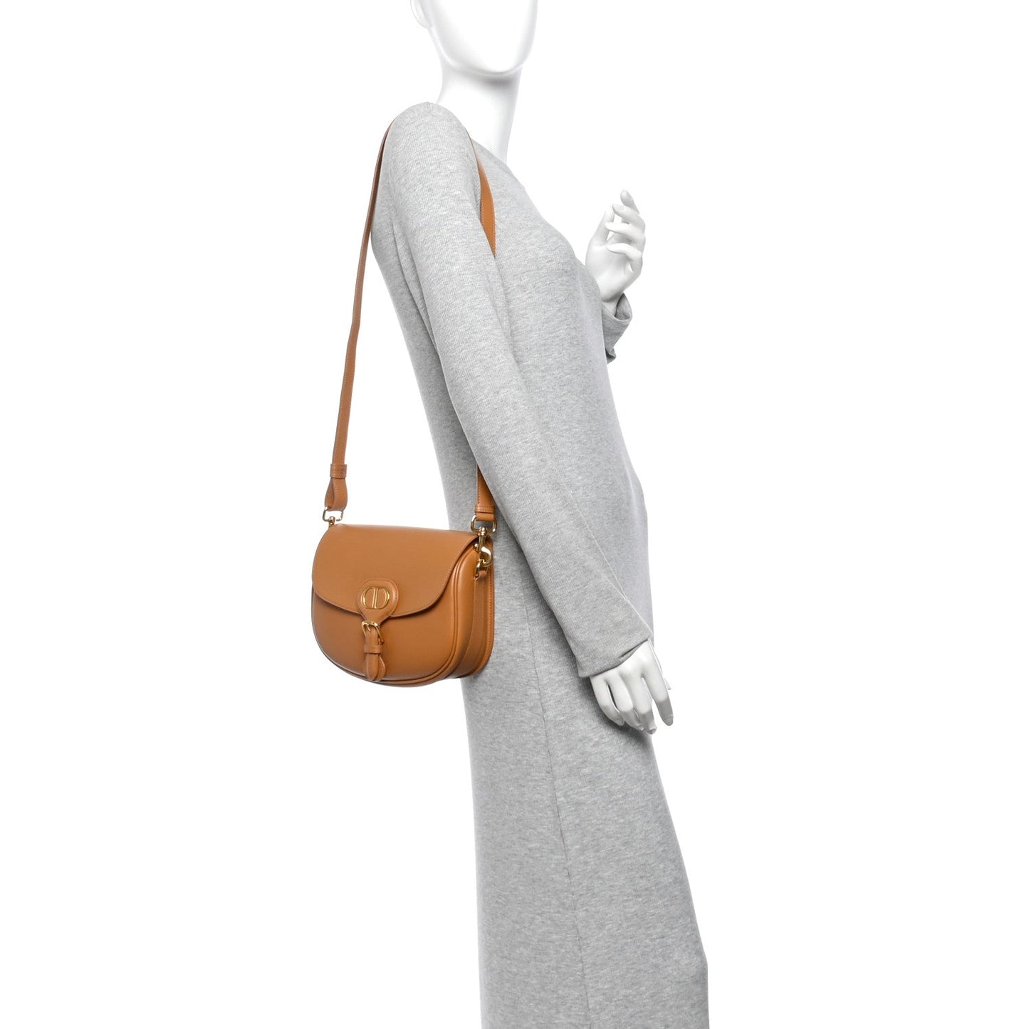 Box Calfskin Medium Bobby Flap Camel