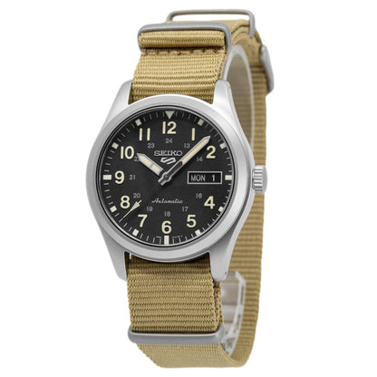 Seiko Men's SRPG35K1 5 Sports Black Dial Auto Watch