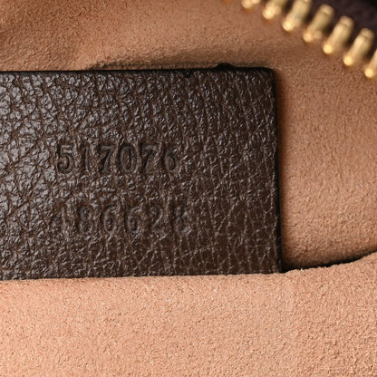GG Supreme Monogram Web Small Ophidia Belt Bag 95 38 Dark Brown