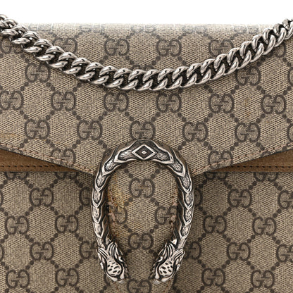 GG Supreme Monogram Small Dionysus Shoulder Bag Taupe