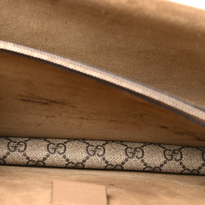 GG Supreme Monogram Small Dionysus Shoulder Bag Taupe