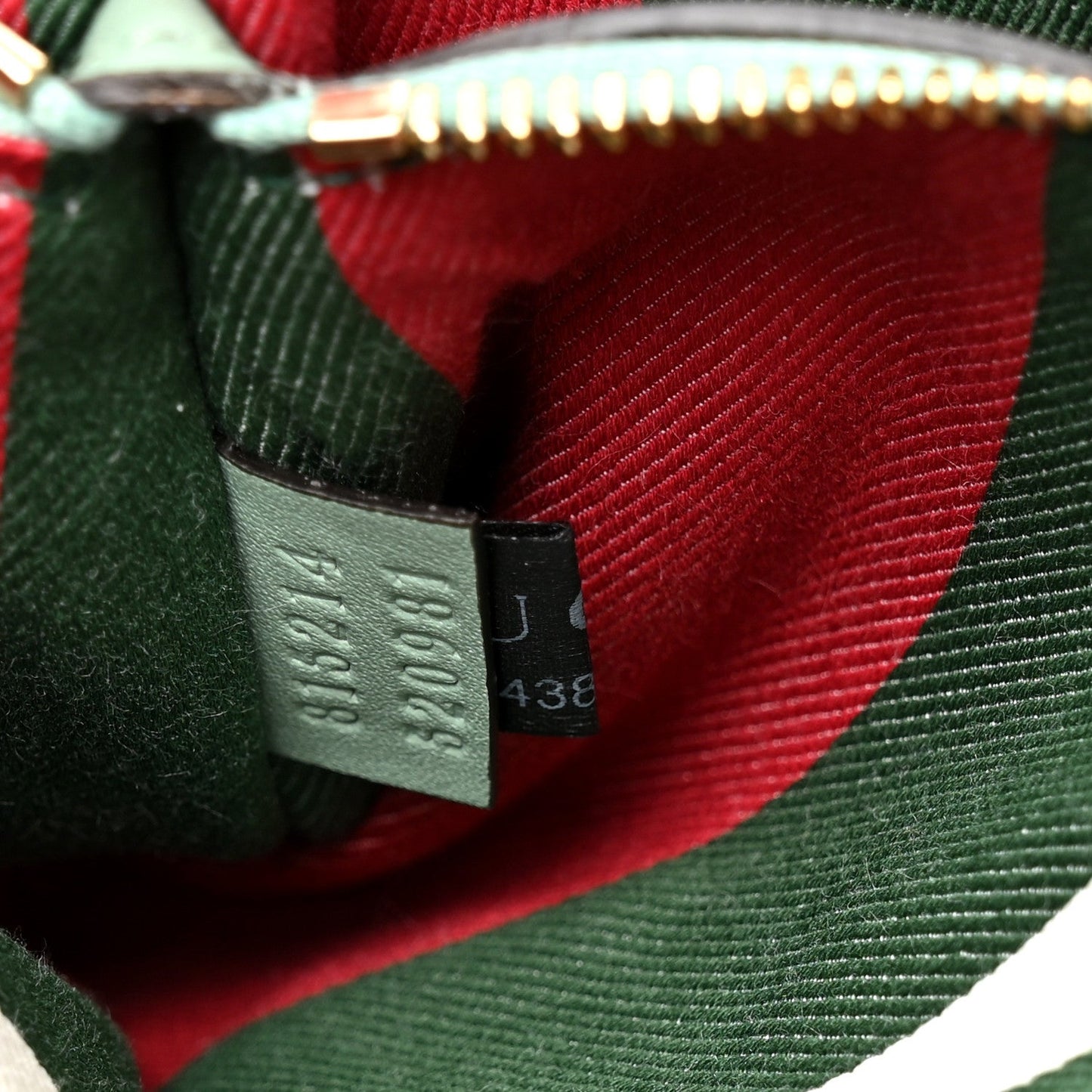 GG Supreme Monogram Emblem Medium Tote Bag Sage Green