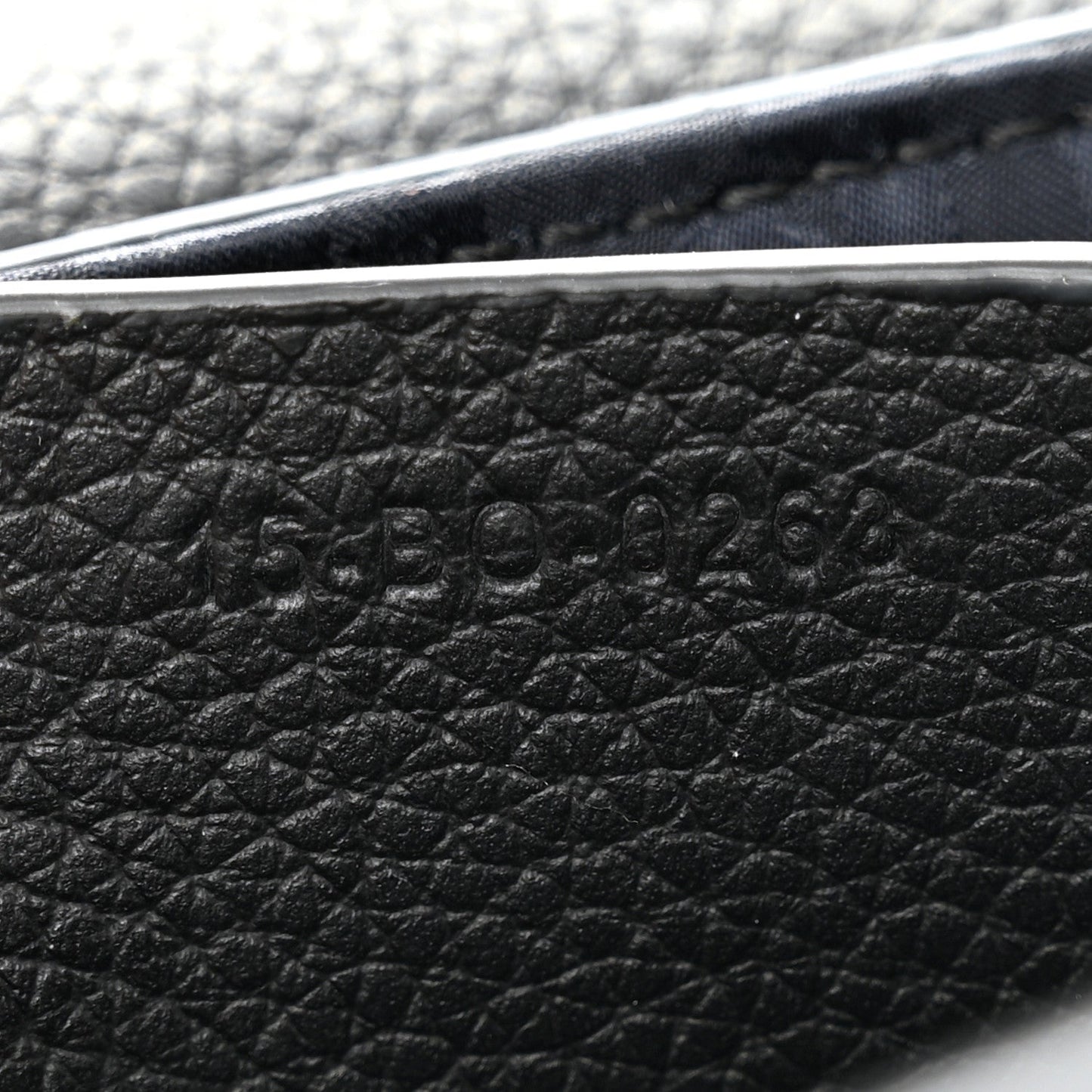 Grained Calfskin Saddle Messenger Bag With Strap Black