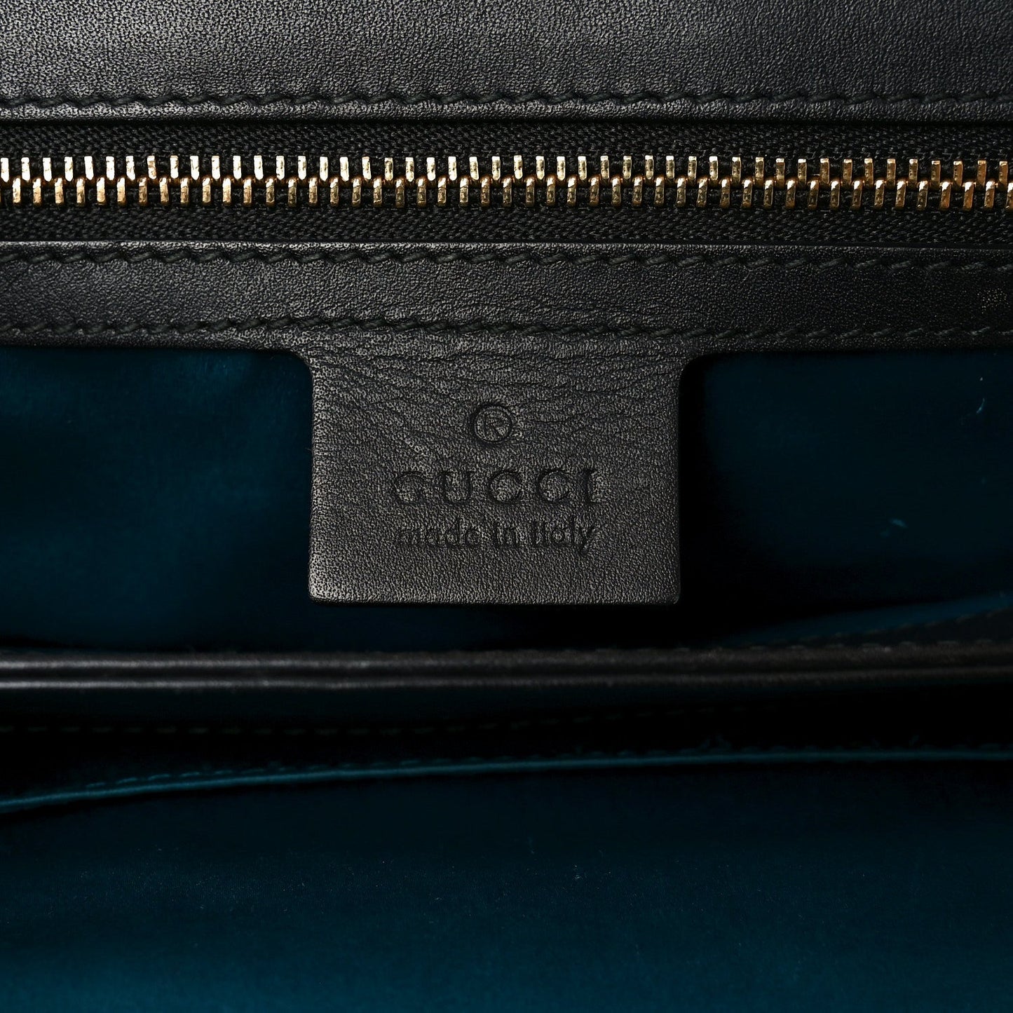 Suede Patent GG Web Medium Ophidia Chain Shoulder Bag Black