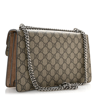 GG Supreme Monogram Small Dionysus Shoulder Bag Taupe