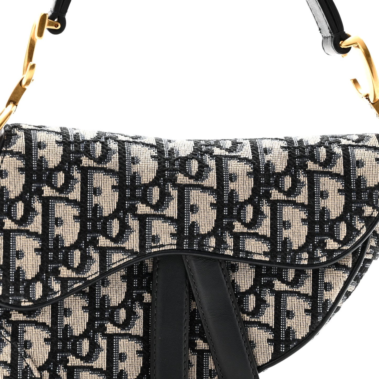 Oblique Mini Saddle Bag Blue
