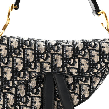 Oblique Mini Saddle Bag Blue