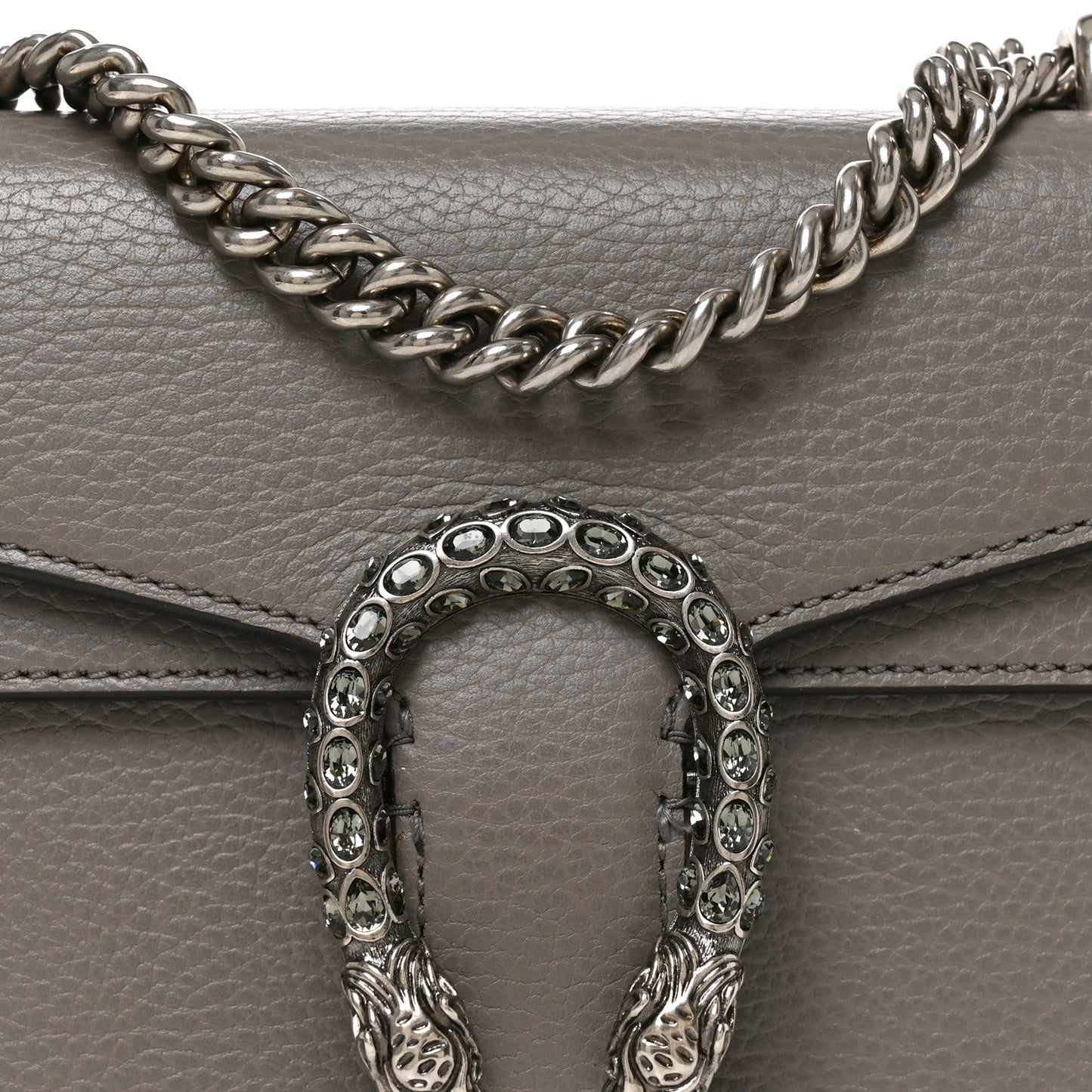 Calfskin Mini Dionysus Shoulder Bag Dusty Grey