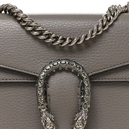 Calfskin Mini Dionysus Shoulder Bag Dusty Grey