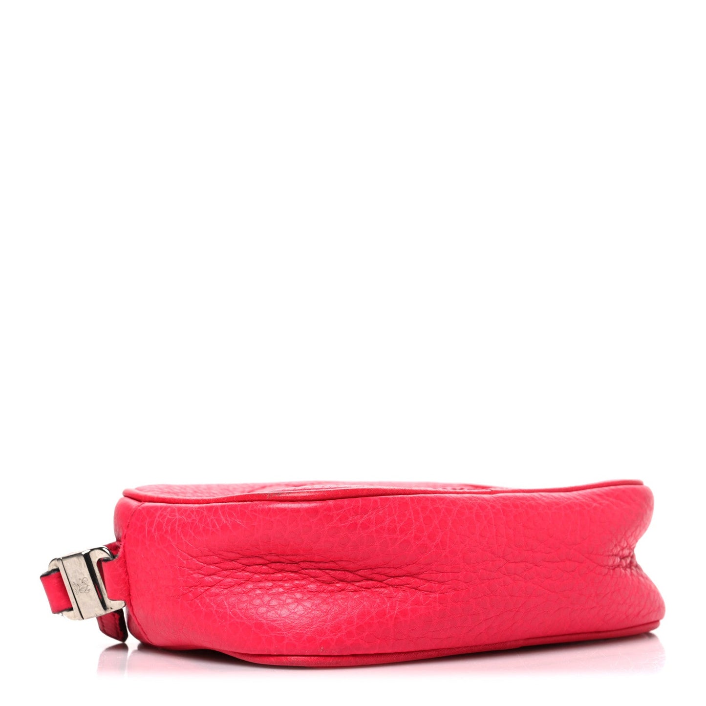 Pebbled Calfskin Children's Mini Soho Disco Messenger Bag Pink
