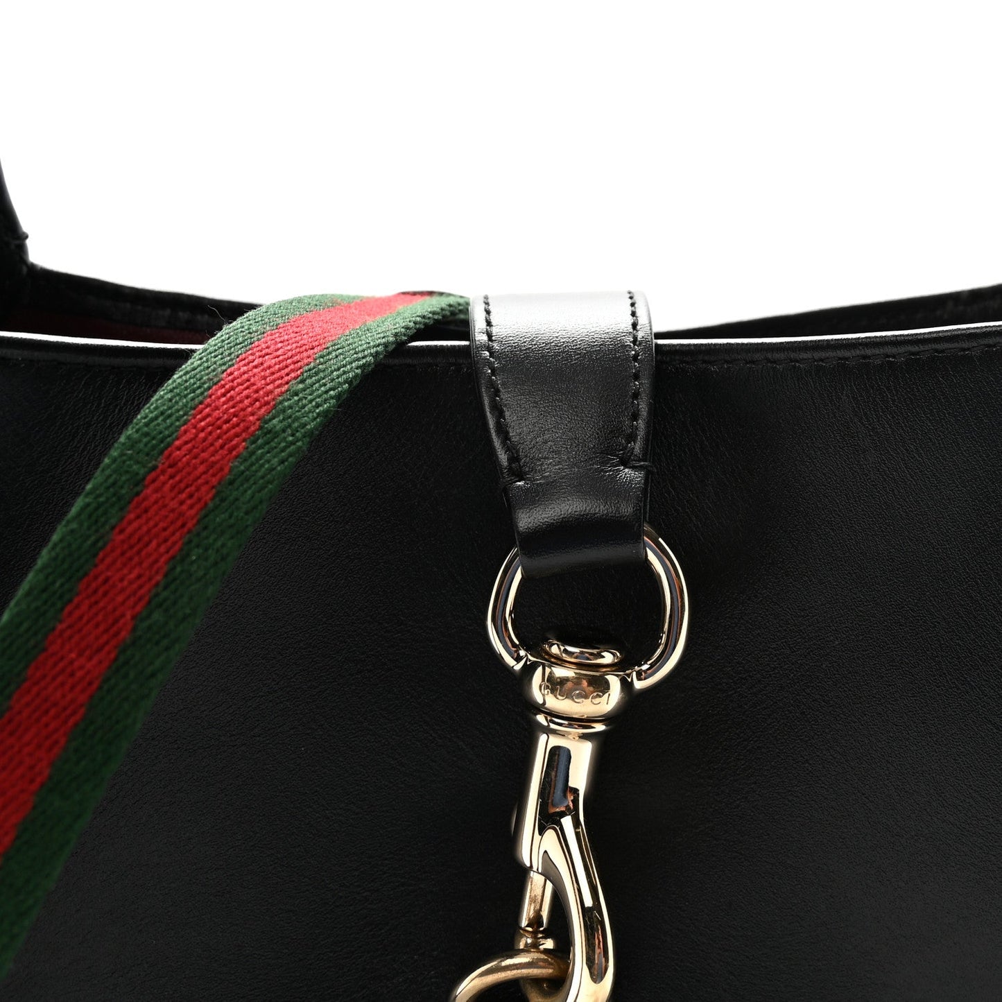 Calfskin Small Jackie Shoulder Bag Black