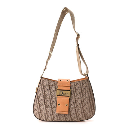 Calfskin Monogram Street Chic Medium Columbus Ave Beige