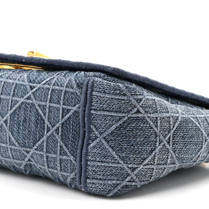 Denim Cannage Small Caro Bag Blue