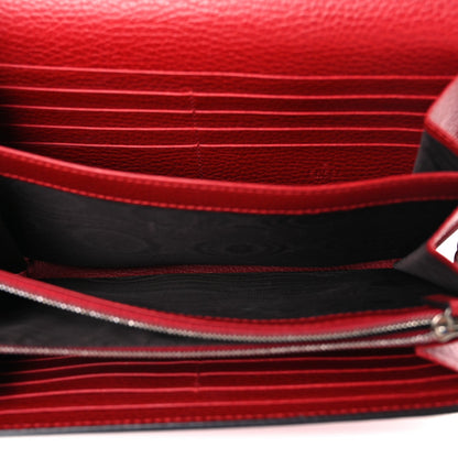Calfskin Mini Dionysus Chain Wallet Hibiscus Red