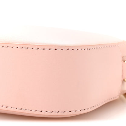 Dollar Calfskin Enamel Super Mini GG Marmont Chain Shoulder Bag Light Pink Blue