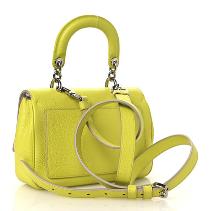 Bullcalf Mini Be Dior Flap Vert Acide