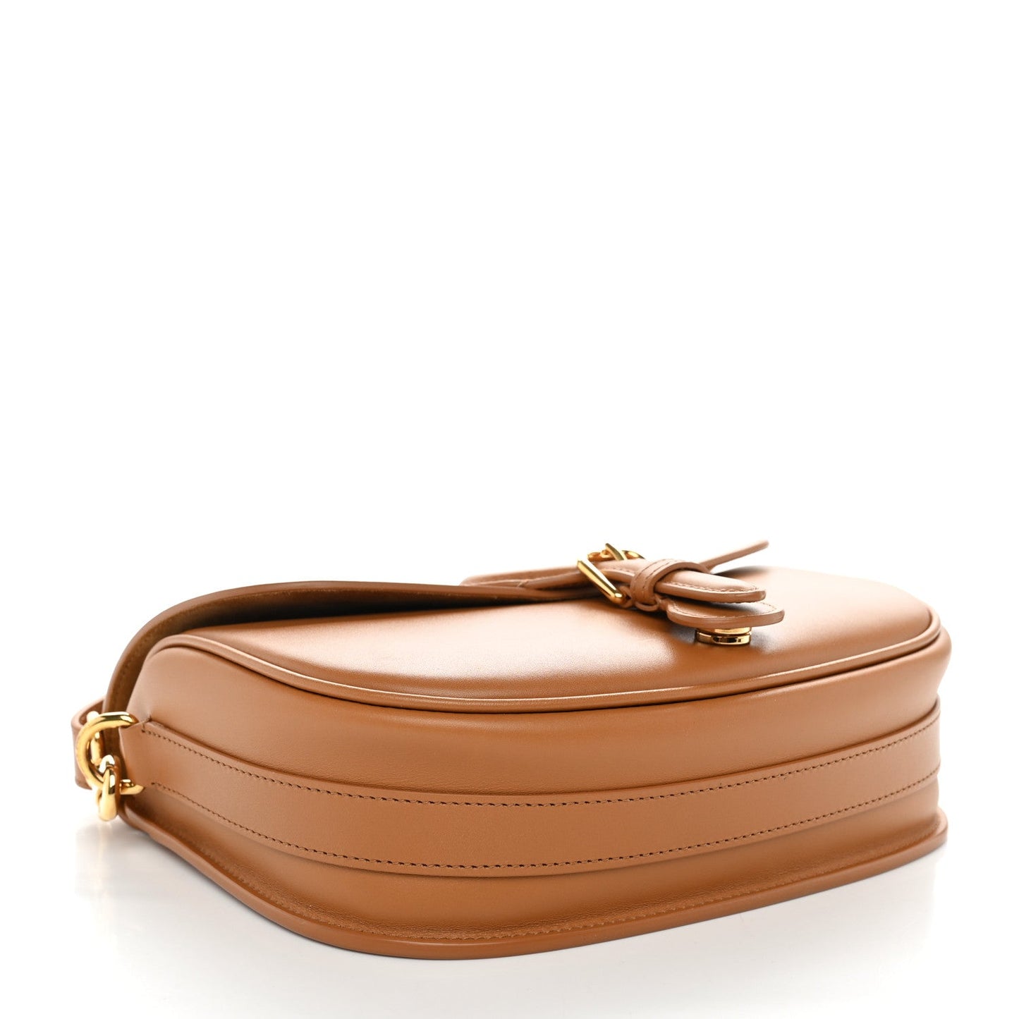 Box Calfskin Medium Bobby Flap Camel