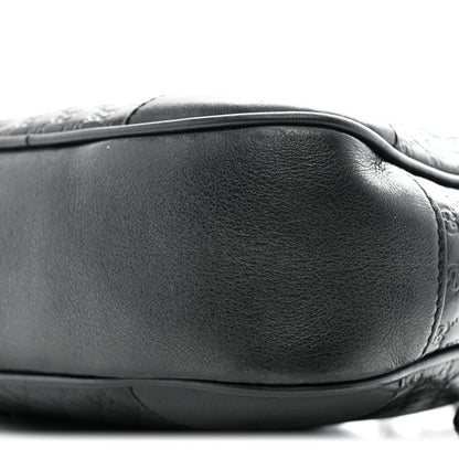 Microguccissima Mini Bree Messenger Bag Black