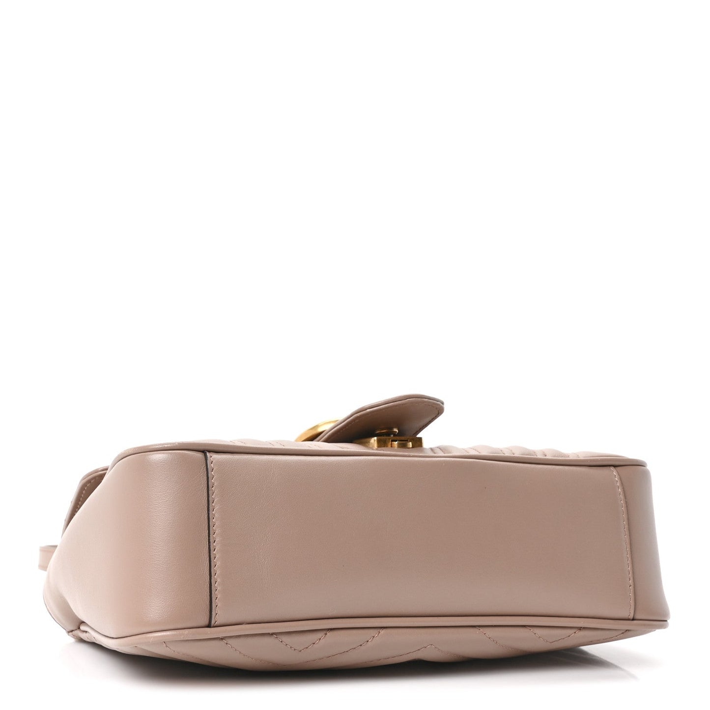 Calfskin Matelasse Small GG Marmont Shoulder Bag Porcelain Rose