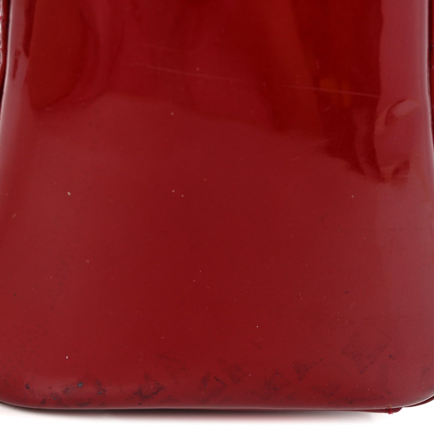 Patent Cannage Large Lady Dior Red