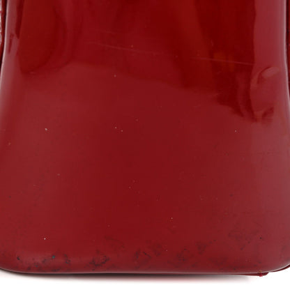 Patent Cannage Large Lady Dior Red