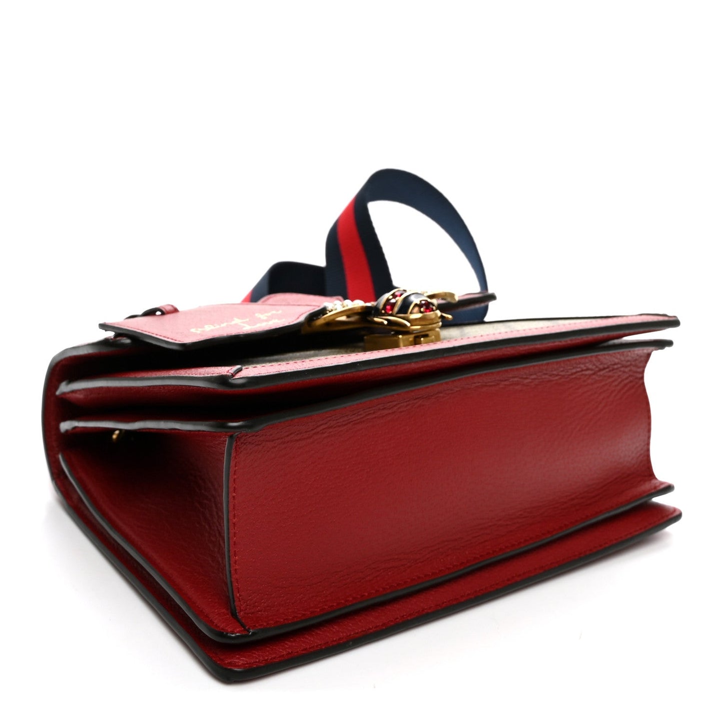 GG Supreme Monogram Small Queen Margaret Top Handle Bag Red