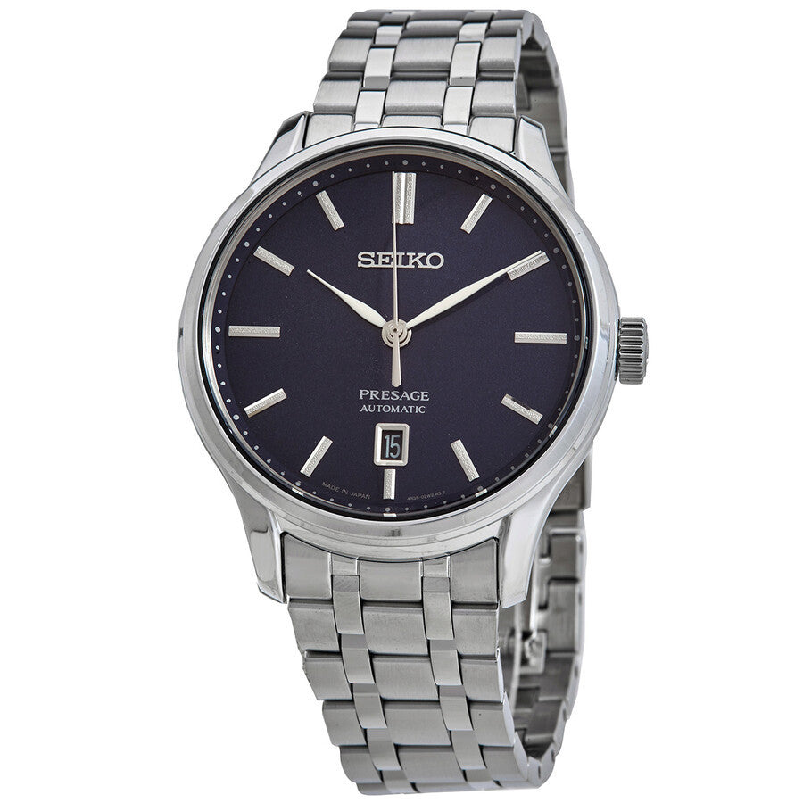 Seiko Men's SRPD41J1 Presage Blue Dial Date Display Watch