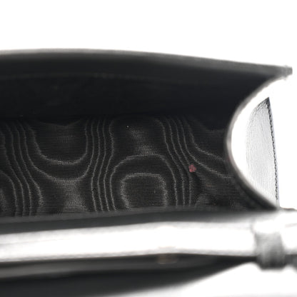 Satin Crystal GG Monogram Mini Dionysus Top Handle Bag Black
