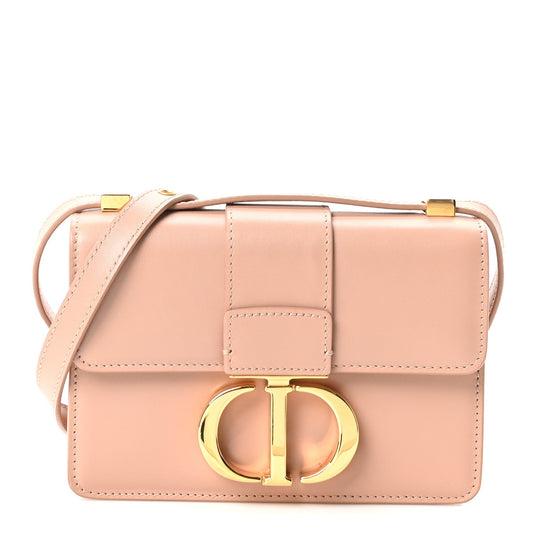 Smooth Calfskin Micro 30 Montaigne Flap Bag Rose Des Vents