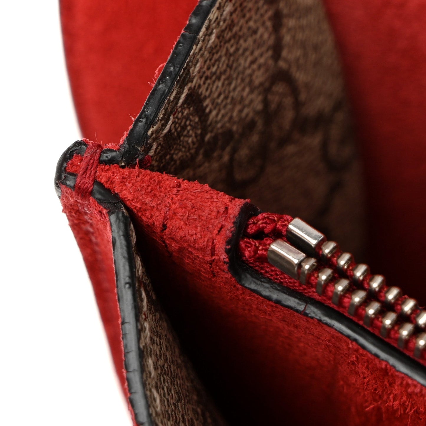 GG Supreme Monogram Small Dionysus Shoulder Bag Red
