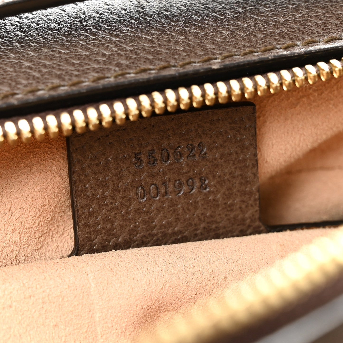 GG Supreme Monogram Web Small Ophidia Top Handle Shoulder Bag Brown