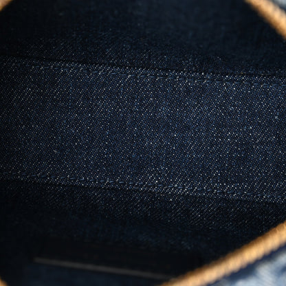 Denim Oblique Nano Groove 17 Bag Blue