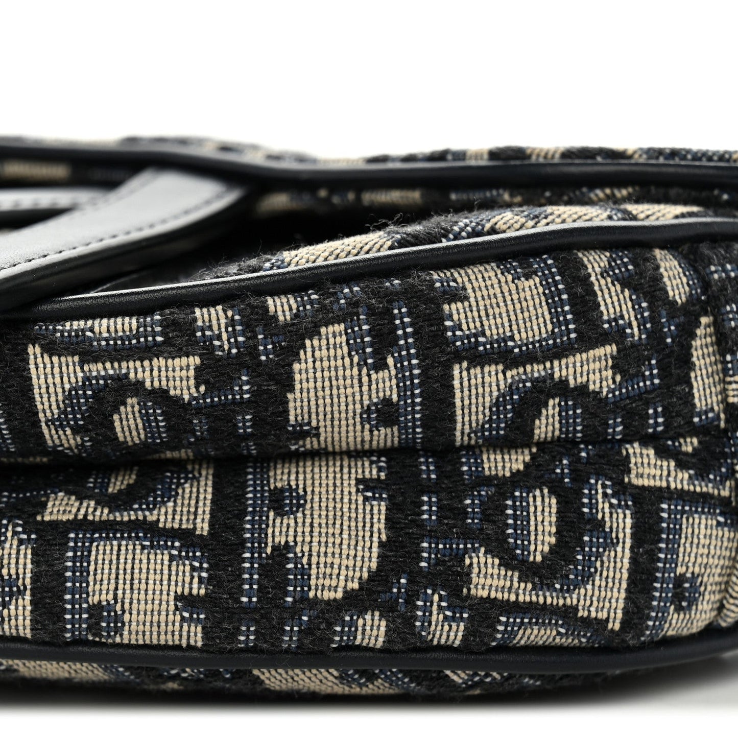 Oblique Mini Saddle Bag Blue