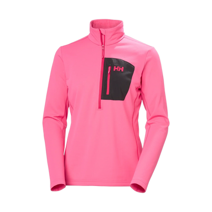 Helly Hansen Women's Versalite 1/2 Zip Fleece Jacket | Stay Comfortable and Dry with Breathable, Packable Fleece