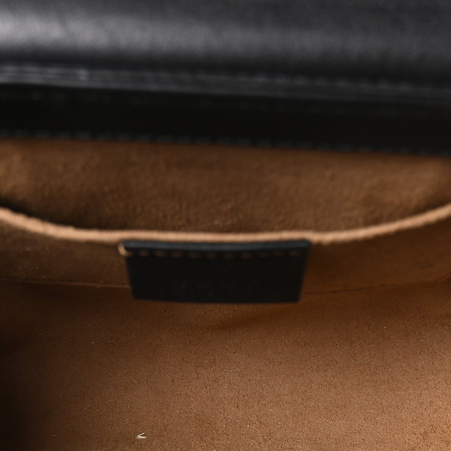 GG Supreme Monogram Calfskin Small Padlock Shoulder Bag Beige Black Cuir