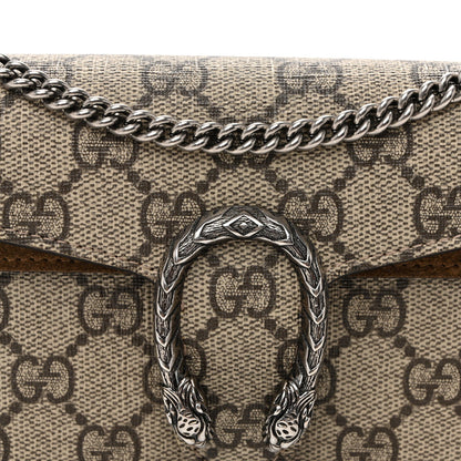 GG Supreme Monogram Super Mini Dionysus Shoulder Bag Taupe