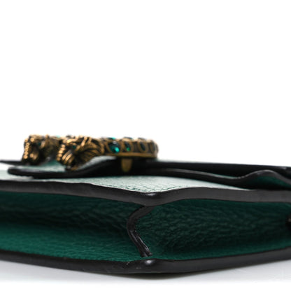 Calfskin Super Mini Dionysus Shoulder Bag Emerald
