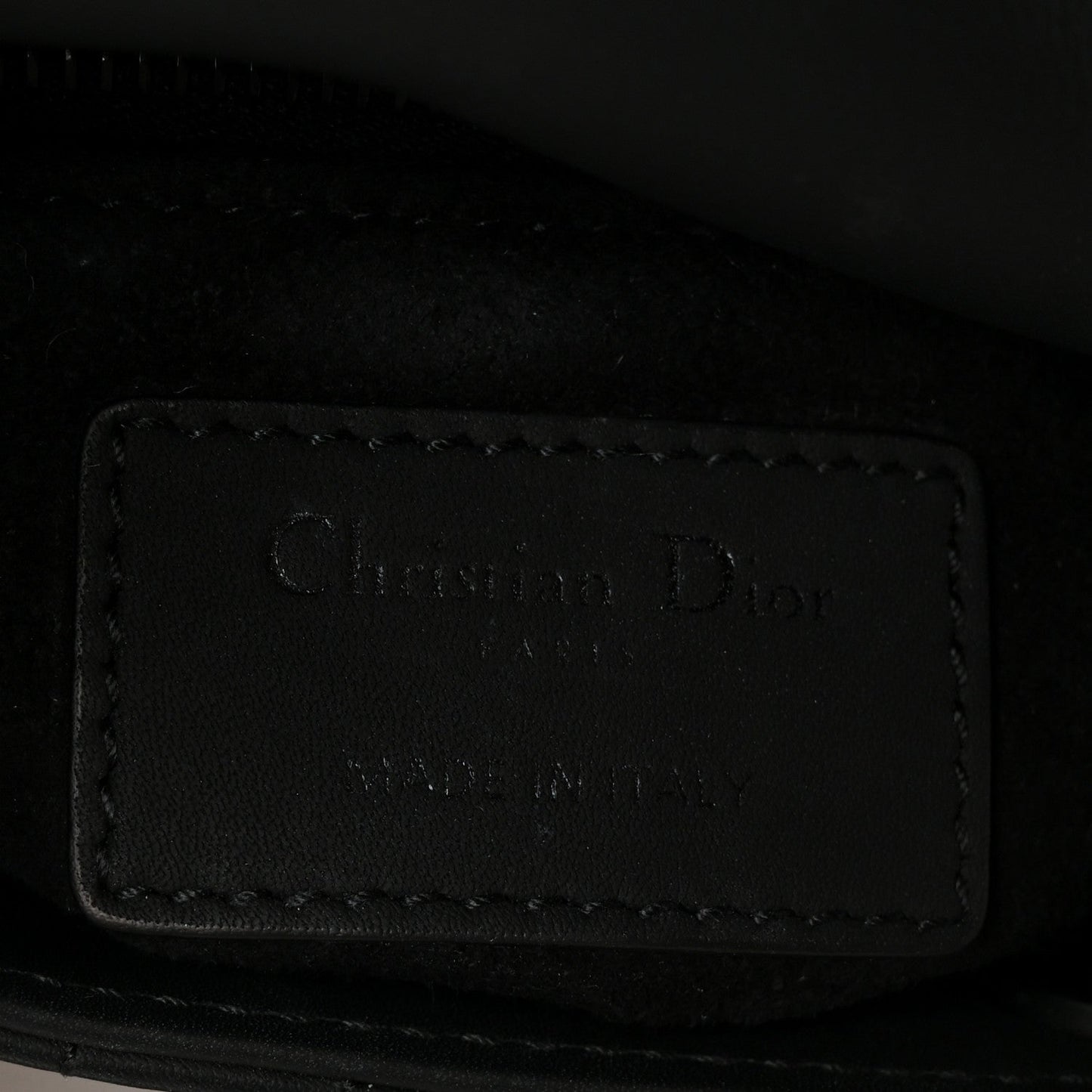 Ultra Matte Calfskin Cannage Mini Lady Dior Black