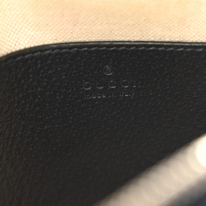 GG Supreme Monogram Textured Dollar Calfskin Web Small Ophidia Dome Shoulder Bag Beige Blue