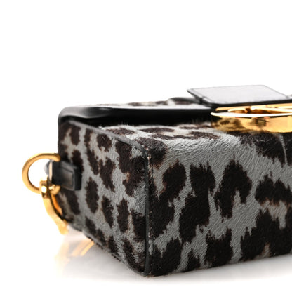 Pony Hair 30 Montaigne Box Bag Blue