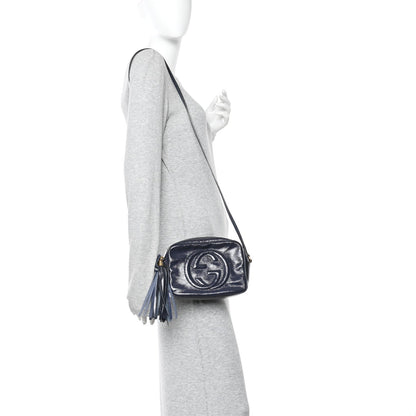 Vernice Naplack Small Soho Disco Bag Uniform Blue