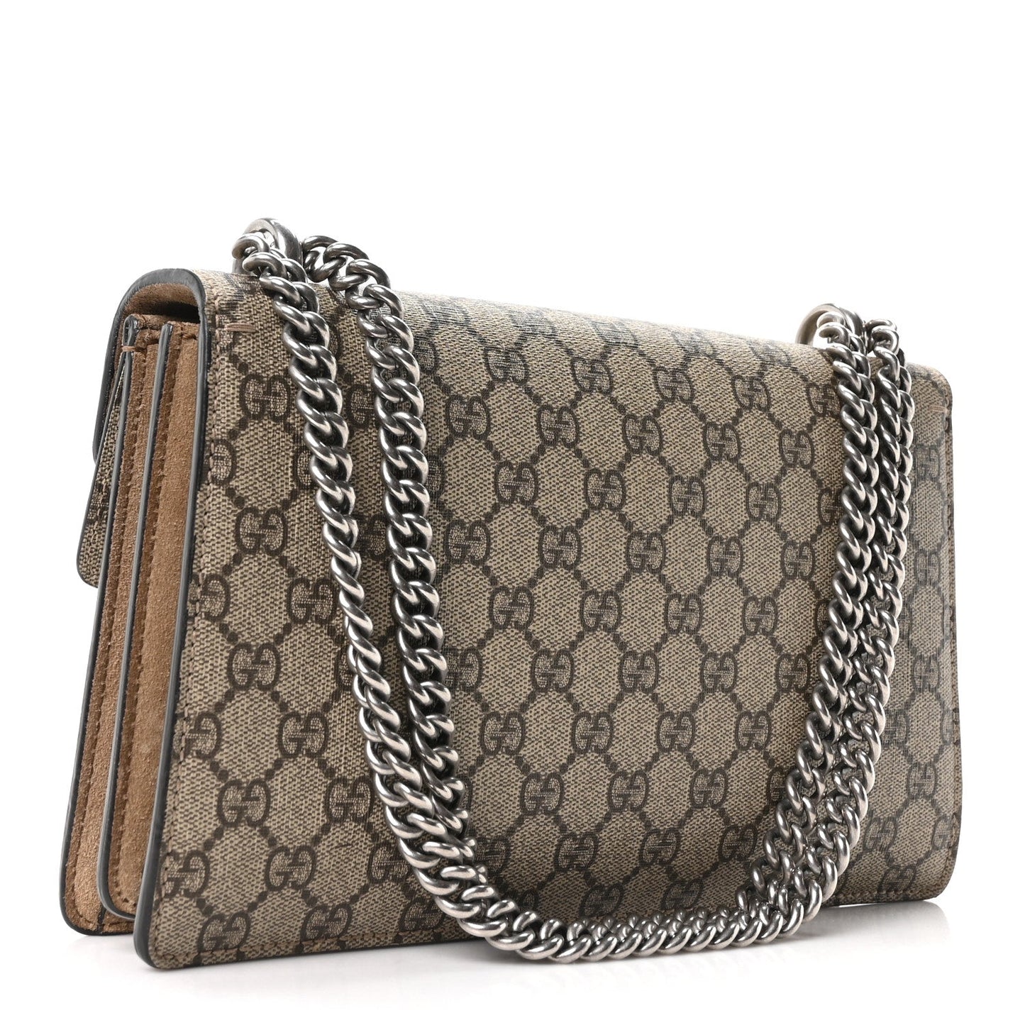 GG Supreme Monogram Small Dionysus Shoulder Bag Taupe