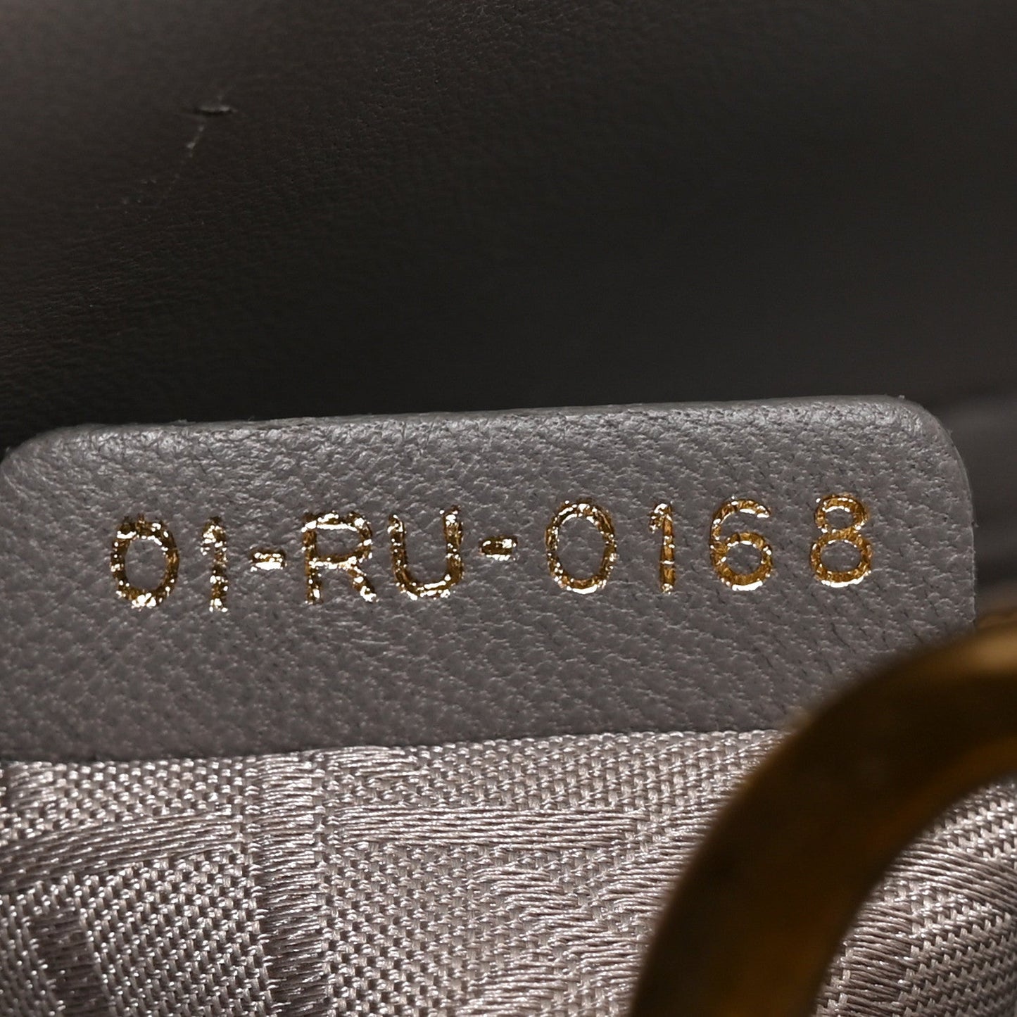 Lambskin Cannage Small My ABCDior Lady Dior Grey