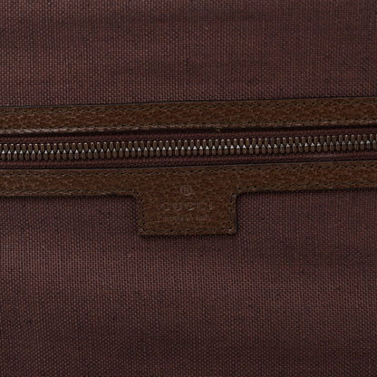 GG Supreme Monogram Textured Dollar Calfskin Web Ophidia Savoy Garment Bag Beige Ebony New Acero